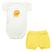 Branco com amarelo
