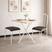 Estrutura BRANCO / Assento MARROM / Tampo OFF WHITE