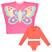 Coral 18, Borboleta rosa f149