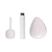 Conjunto branco de 3
