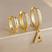 A, Ouro, Branco, 3pcs