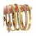 Conjunto cor dourada