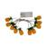 10pcs conduzido