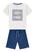 Mescla white, Azul