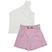 Branco laço, Rosa