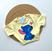 Cropped stitch amarelo fofo
