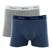 Azul jeans escuro, Cinza mescla