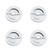 Opel-4pcs-Prata-64m