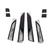 Preto Prata 4PCS