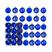 Azul Escuro-3cm-24pcs