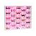 Branco/LED Neon Rosa