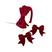 conjunto vermelho