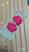 Pink com faixa bege