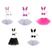 Tiara Pink e Saia Pink