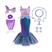 7pcs roxo