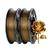 2. Preto com Glitter Dourado
