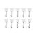 10pcs-branco