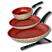 Bege rotoprint, Vermelho