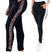 Preto animal print, Preto listra branca