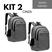 Kit 2 cinza