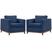 Suede azul marinho