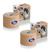 2 rolos 5cmx5m bege