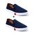 2 pares azul
