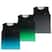 Preto azul, Preto verde, Black