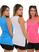 Branco, Azul, Rosa neon