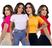 Branco, Rosa pink, Vermelho, Amarelo