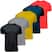 1, Preto, 1, Azul, 1, Chumbo, 1, Vermelho, 1, Amarelo