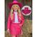 Conjunto com chapéu pink