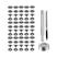 100pcs arma, Preto