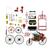 Conjunto vermelho 51 unidades