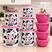BRANCO TAMPA ROSA + 4 POTES