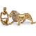 Kit Figura E e Leão Dourado