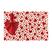 Coração fundo branco, Guardanapo vermelho, Pg amor