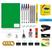 Kit com caderno verde