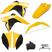 Amarelo / Preto - Adesivo Branco