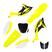 Amarelo neon, Preto, Number preto