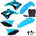 Azul neon / Preto