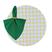 XADREZ AMARELO LIMA - GUARDANAPOS VERDE BANDEIRA - PG MADEIRA MARFIM