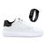 Casual branco, Preto