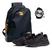 Black, Mochila, Relogio