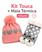 Kit touca de coração, Meia infantil