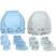 Azul, Cinza
