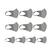 10pcs gery c