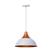 Branco com topo cobre