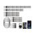 Kit de tiras LED 12PCS