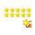 Amarelo, 10pcs